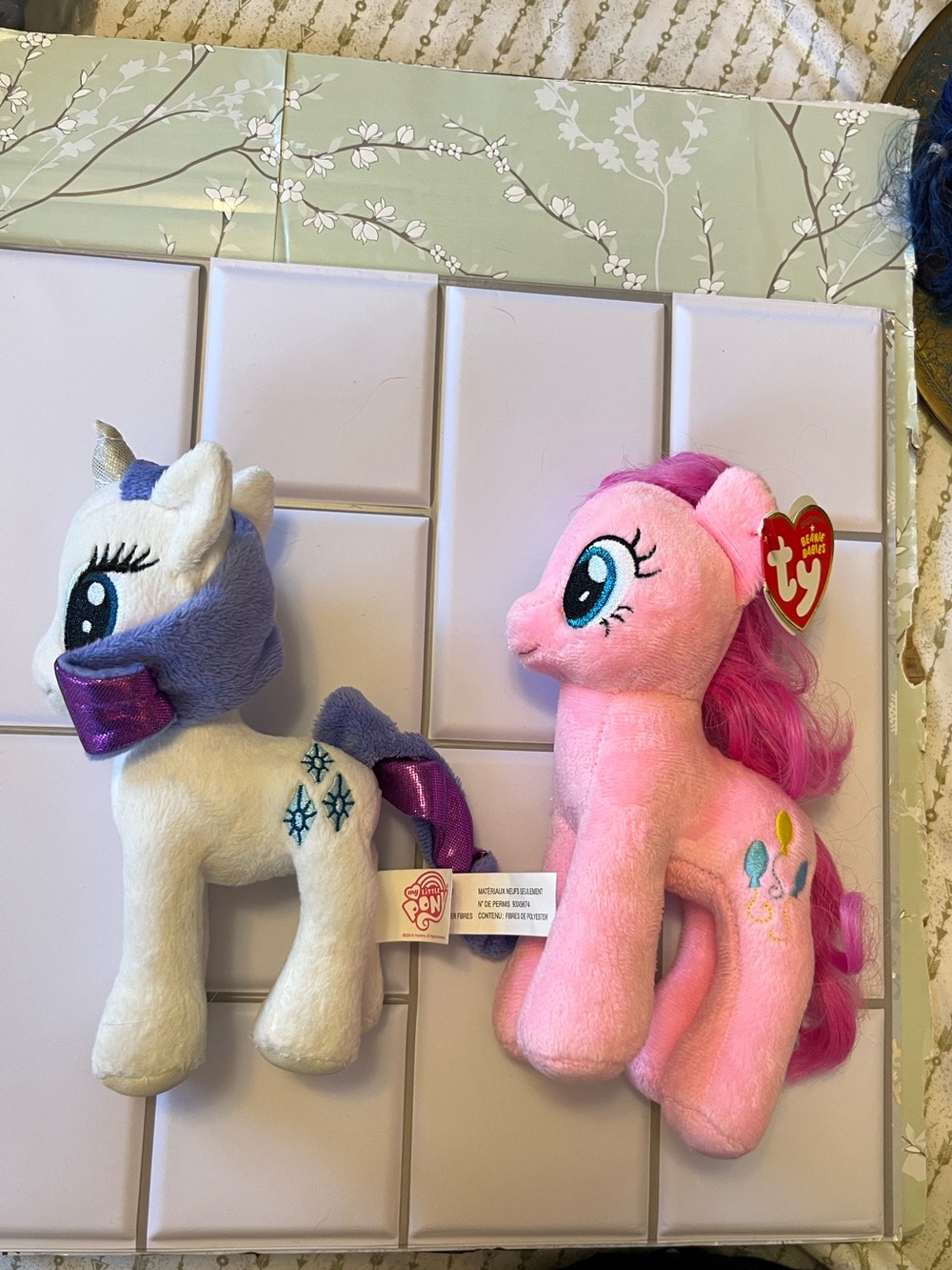 My Little Pony Plush Pair - Pink & Purple Ponies